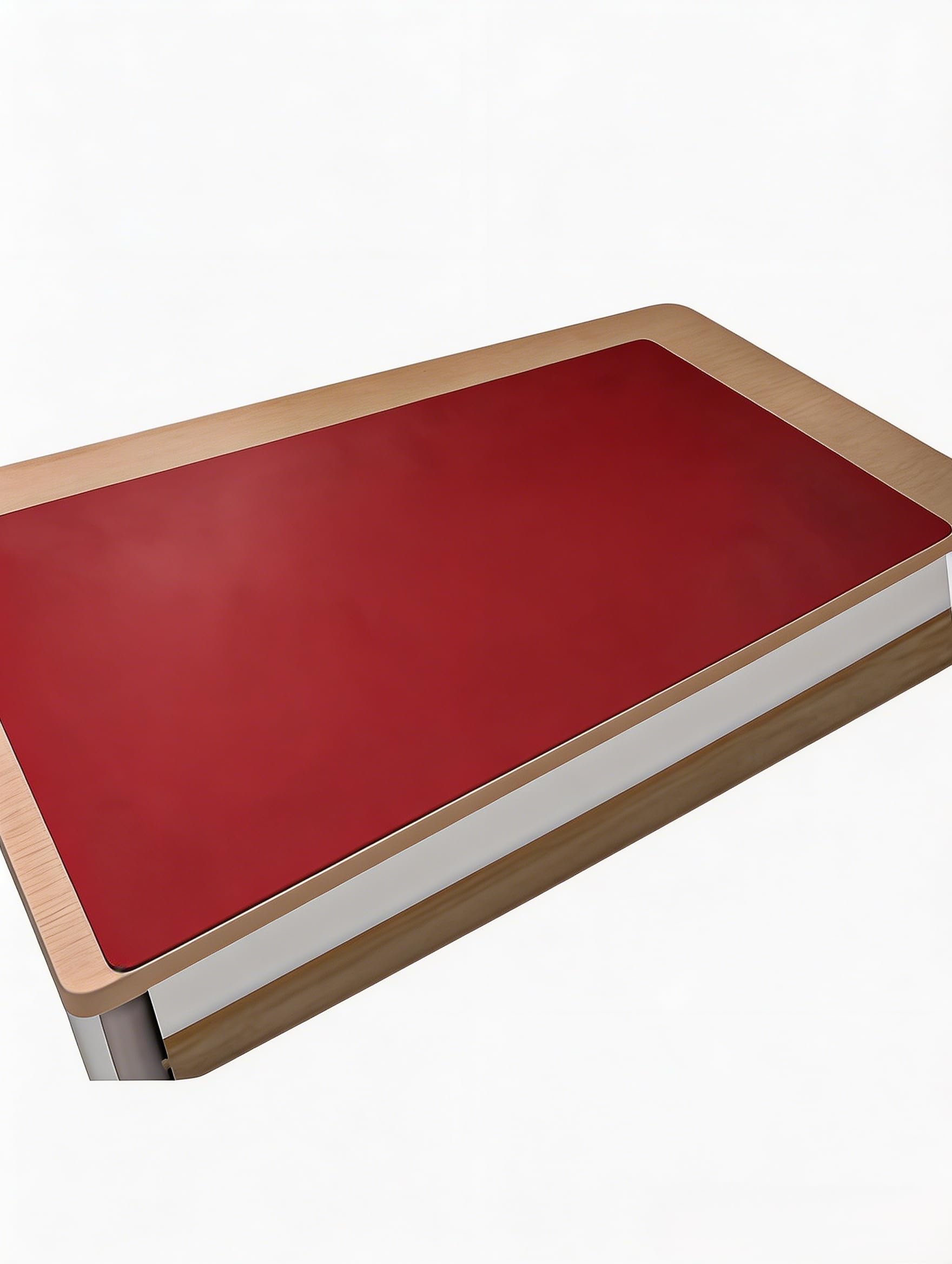 YuSevenUni Anti-Glare Desk Mat for Study– Burgundy, 40×60 cm