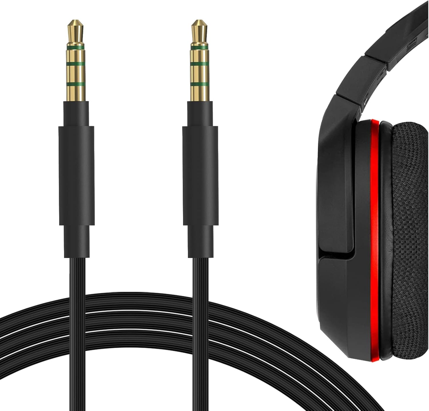 Geekria QuickFit Gaming Audio Cable Compatible with Turtle Beach