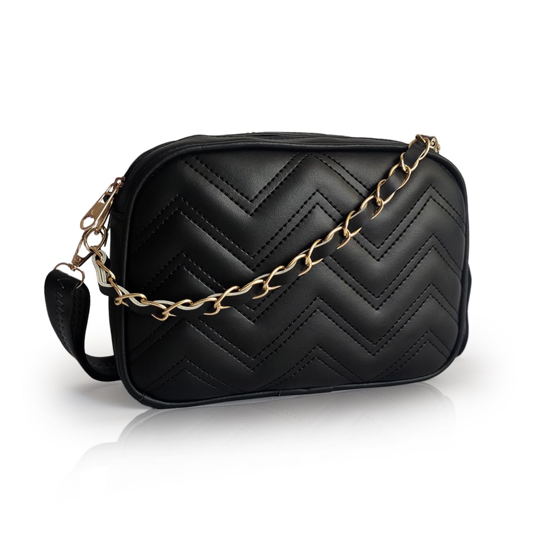 The Chic Tales Black Crossbody Sling Bag for Women (B0D9GXK111) Amazon Price History, Amazon Price Tracker