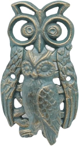 Esculturas Decoración Hierro Fundido Madre e Niño Búho Hogar Jardín Colgante De Pared Villa Artesanía