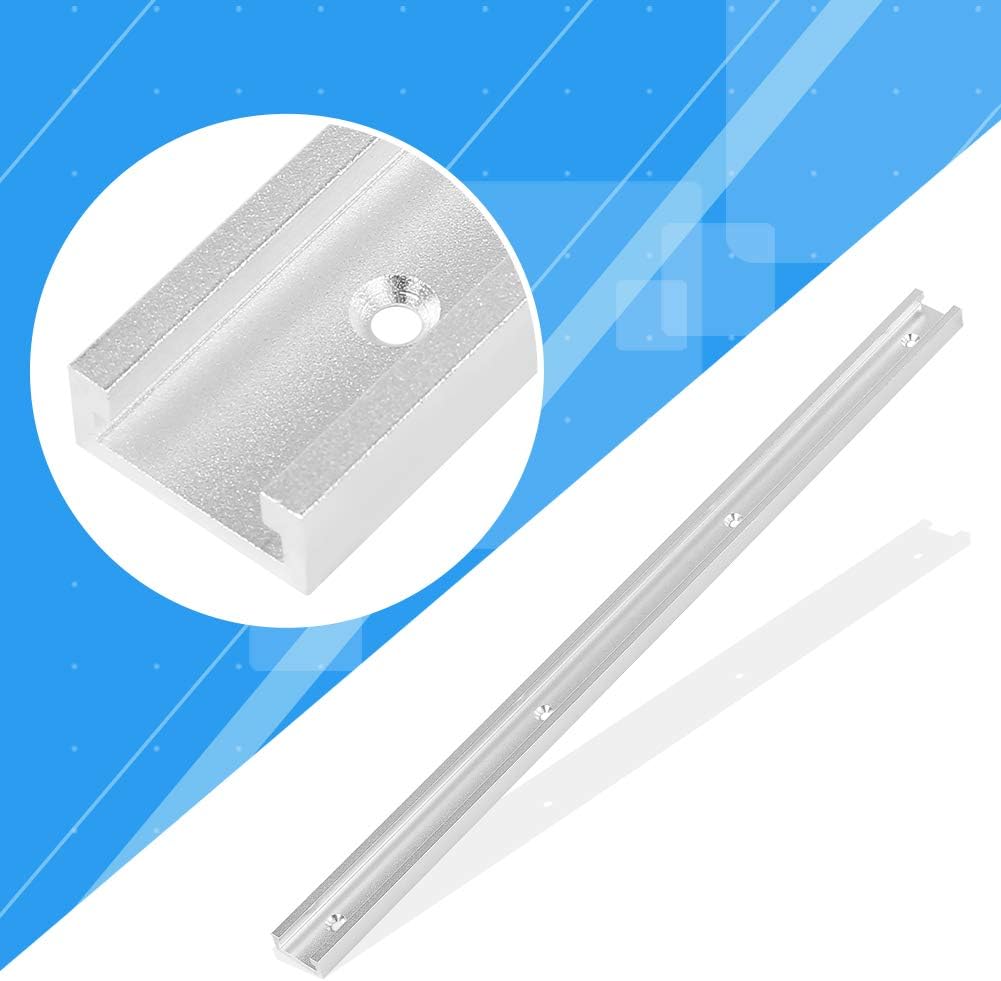 T Slot Rail, 500mm/600mm/800mm 30 Type Aluminum Alloy Miter Track Jig T Screw Fixture Slot (One type 30 600MM chute)