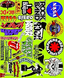 Elton Vinyl Sticker Pack [20-Pcs], Lovely 3M Vinyl Rock Musicals Stickers for Laptop, Cars, Motorcycle, PS4. X Box One . Guitar Bicycle, Skateboard, Luggage - Waterproof Random Sticker Pack [video game]