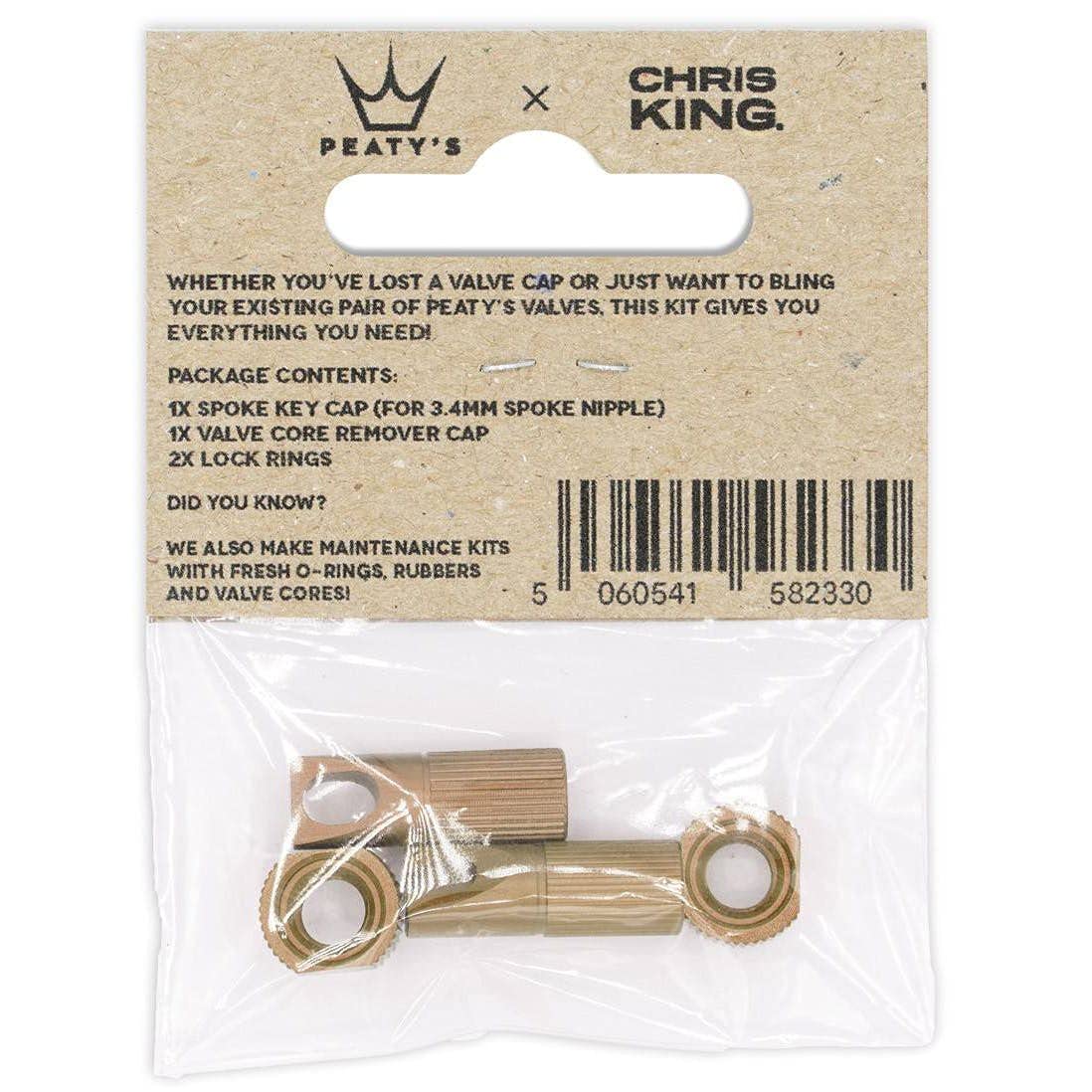 Peaty's Valve TubelessAccessory Kit Bourbon - PTV2-ACCS-BRB-12