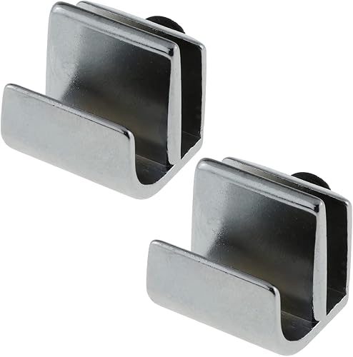 Manija de puerta de vidrio sin marco de aleación de zinc, sin necesidad de perforación, clip de vidrio, escaparate, muebles, armarios de vidrio,