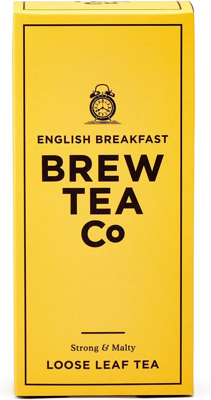 Brew Tea Co - English Breakfast - Strong and Malty - 113g Loose Leaf Tea