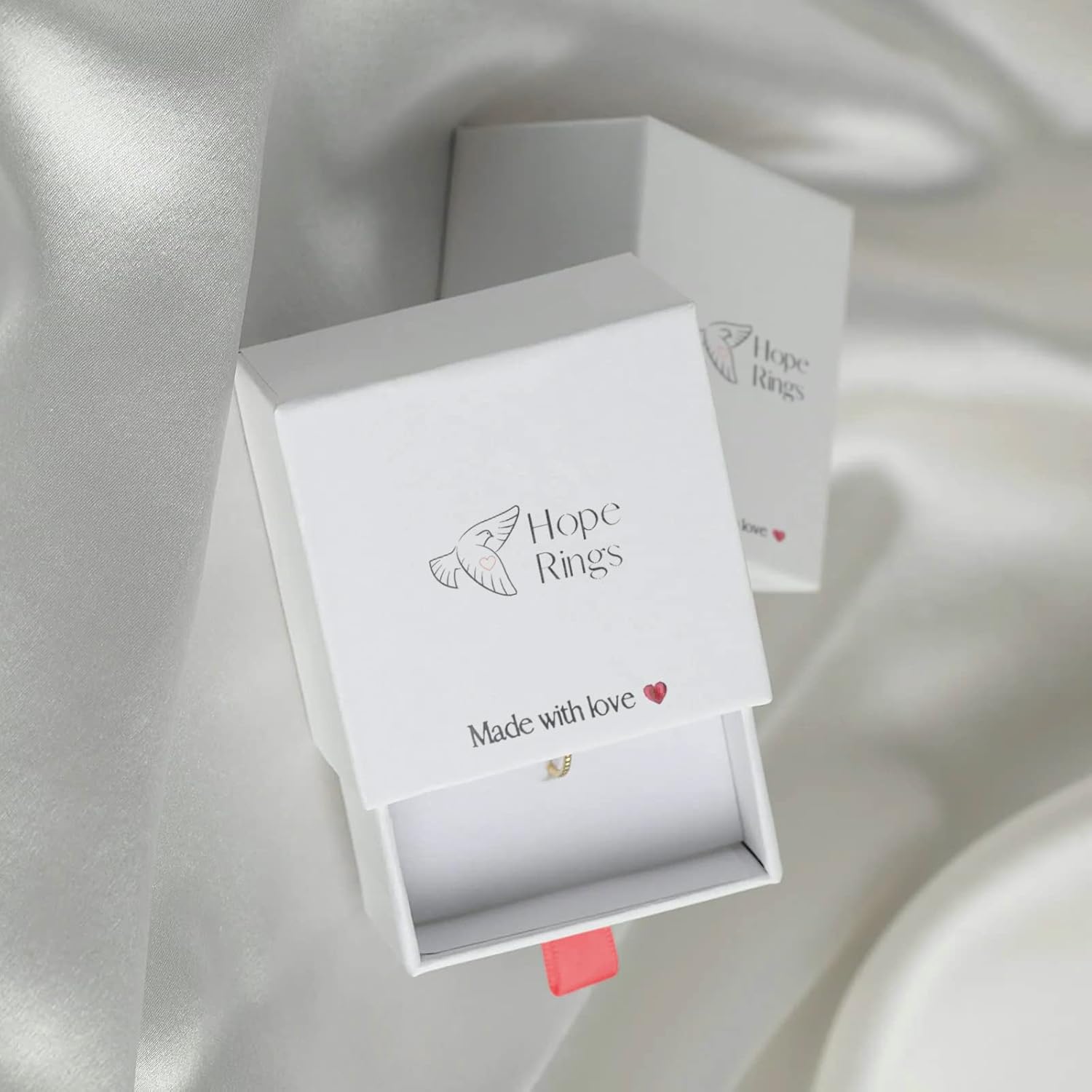 Project Hope Rings – The Feather From An Angel Ring – Handcrafted 925 Sterling Silver Angel Ring – Tarnish-Free & Hypoallergenic – Adjustable Wrap Around Ring – Thoughtful Memorial Gift Idea for Men & Women (Sterling Silver, Adjustable)