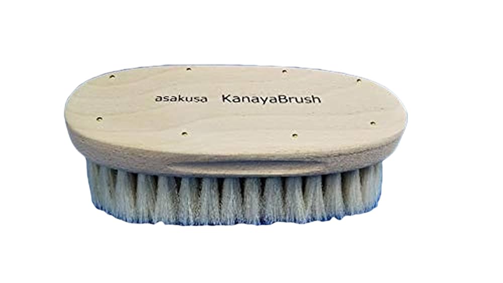 Amazon | カナヤブラシ 手植え靴ブラシ (山羊毛) | ブラシ
