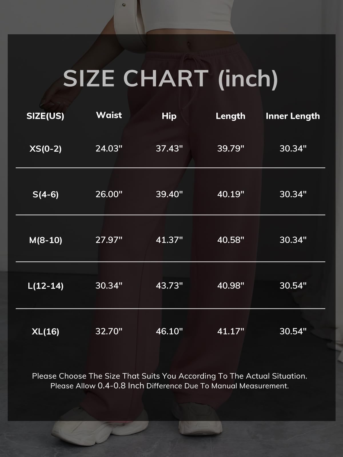 ATHMILE Womens Sweatpants Wide Leg Barrel Pants Baggy Joggers Low Waist Fall Fashion Winter Clothing Pockets 2025