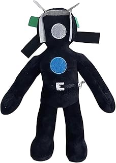 Skibidi Toilet Plush, Cameraman, Titan Speakerman, Woofer Man Plush Toys, Toilet Game Cartoon Plush Doll, Cameraman Plush Stuffed Animals Plush Doll for Game Fans Girls Boys Birthday Gifts (D)