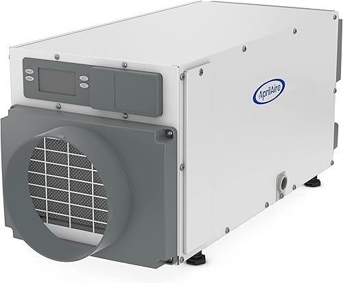 AprilAire Deshumidificador E070 Pro de 70 pintas para espacios de arrastre sótanos comerciales de hasta 2800 pies cuadrados