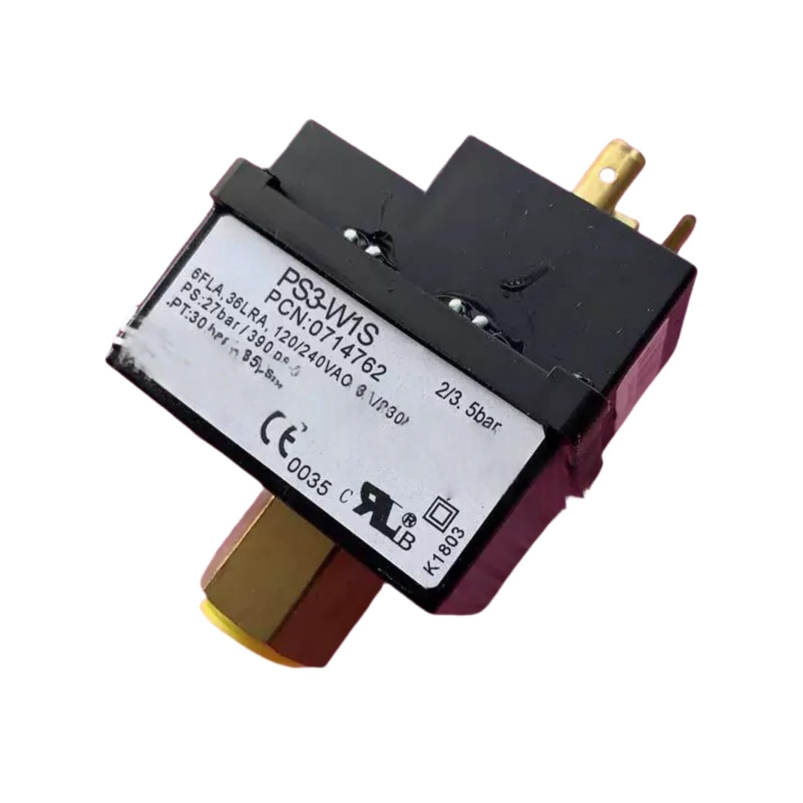 Przekaźnik ciśnienia PS3-W1S 2/3,5 bar PCN 0714762