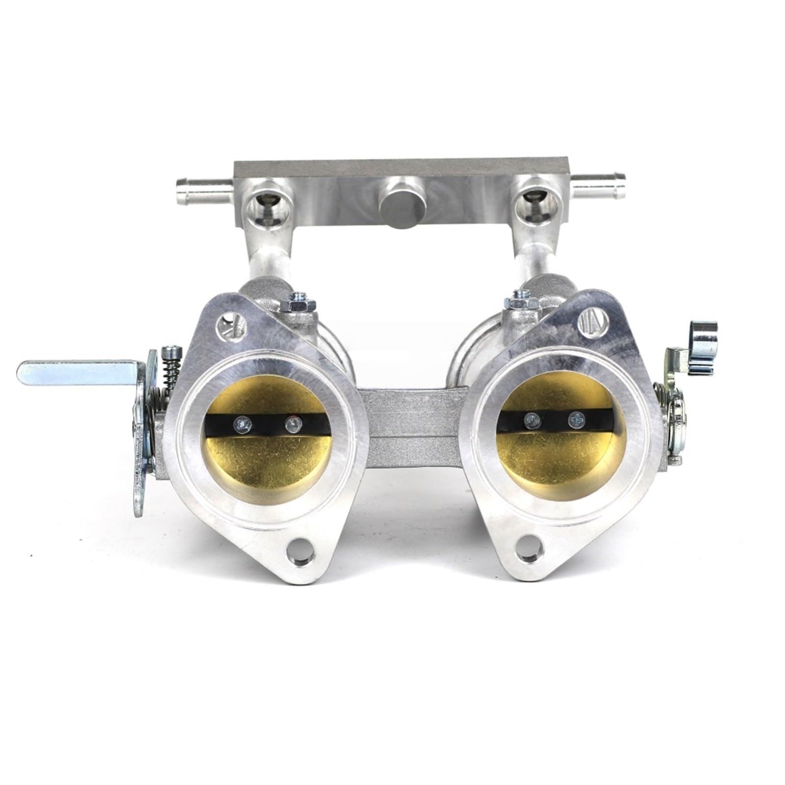 Zestaw (2 TBS) 48dcoe 48 Dcoe 48 mm podwójny korpus przepustnicy wtrysk + listwa paliwowa TPS Weber/Dellorto/Solex DCOE/DHLA Przepustnica throttle Przepustnica do samochodu