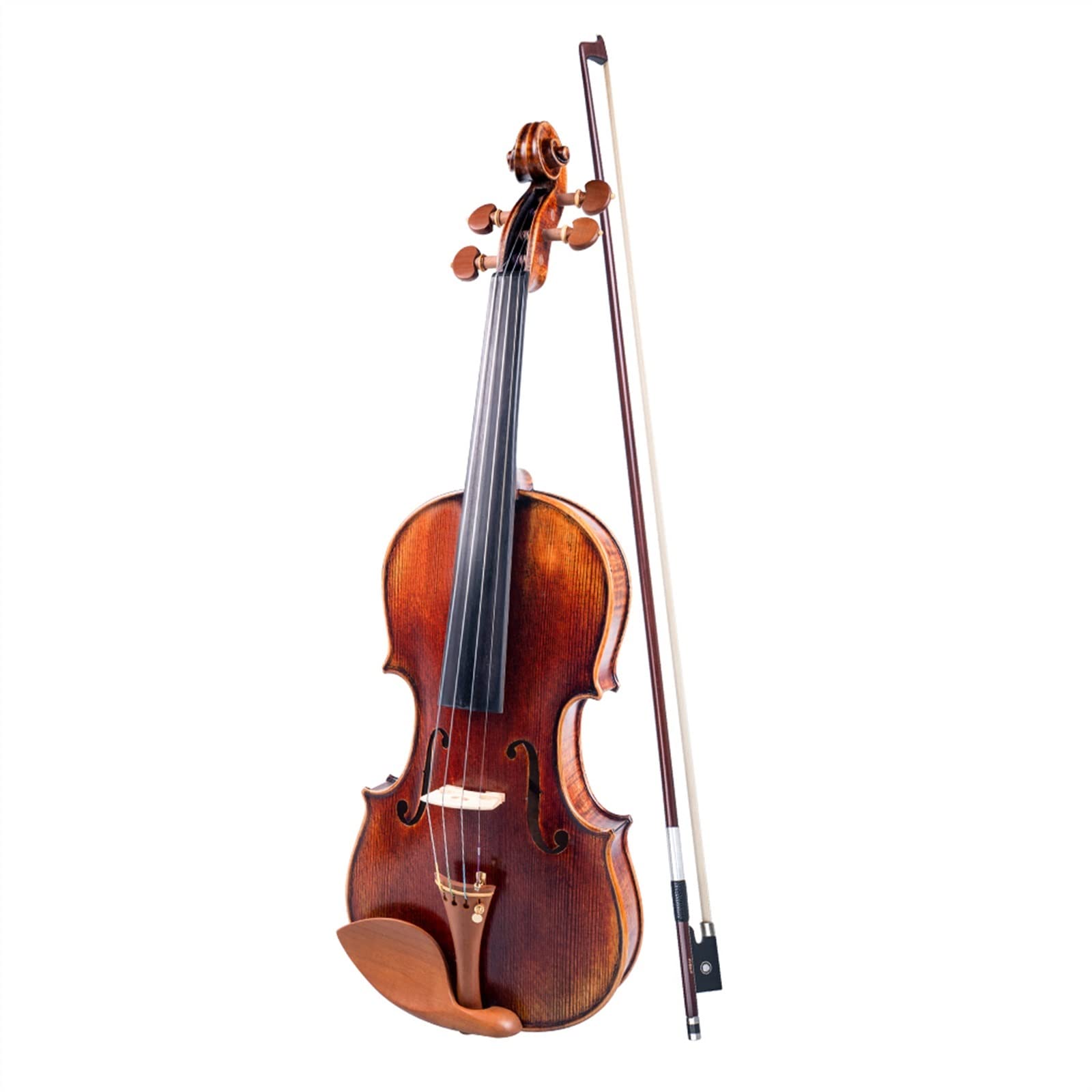 Erwachsene violine Handgefertigtes 4/4 Violine/Geige Full Size Anfänger Student Violine Saiteninstrument Kit Set professionelles Violine
