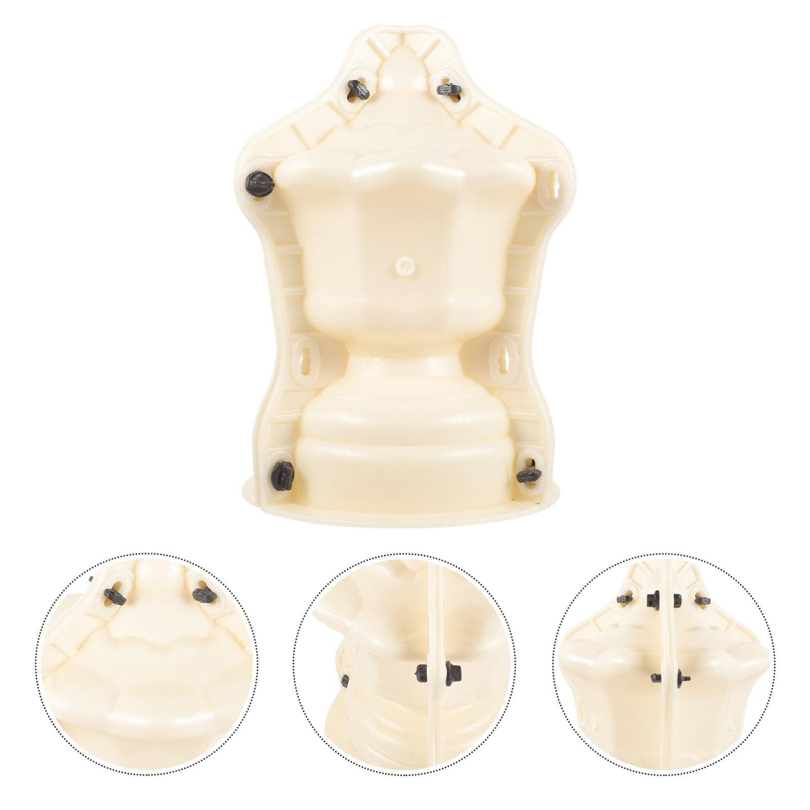 POPETPOP Stampo Beige senza Sbavature Facile da Usare in Plastica per Colonna a Forma di Sfera per Decorazioni e Fai-da-te
