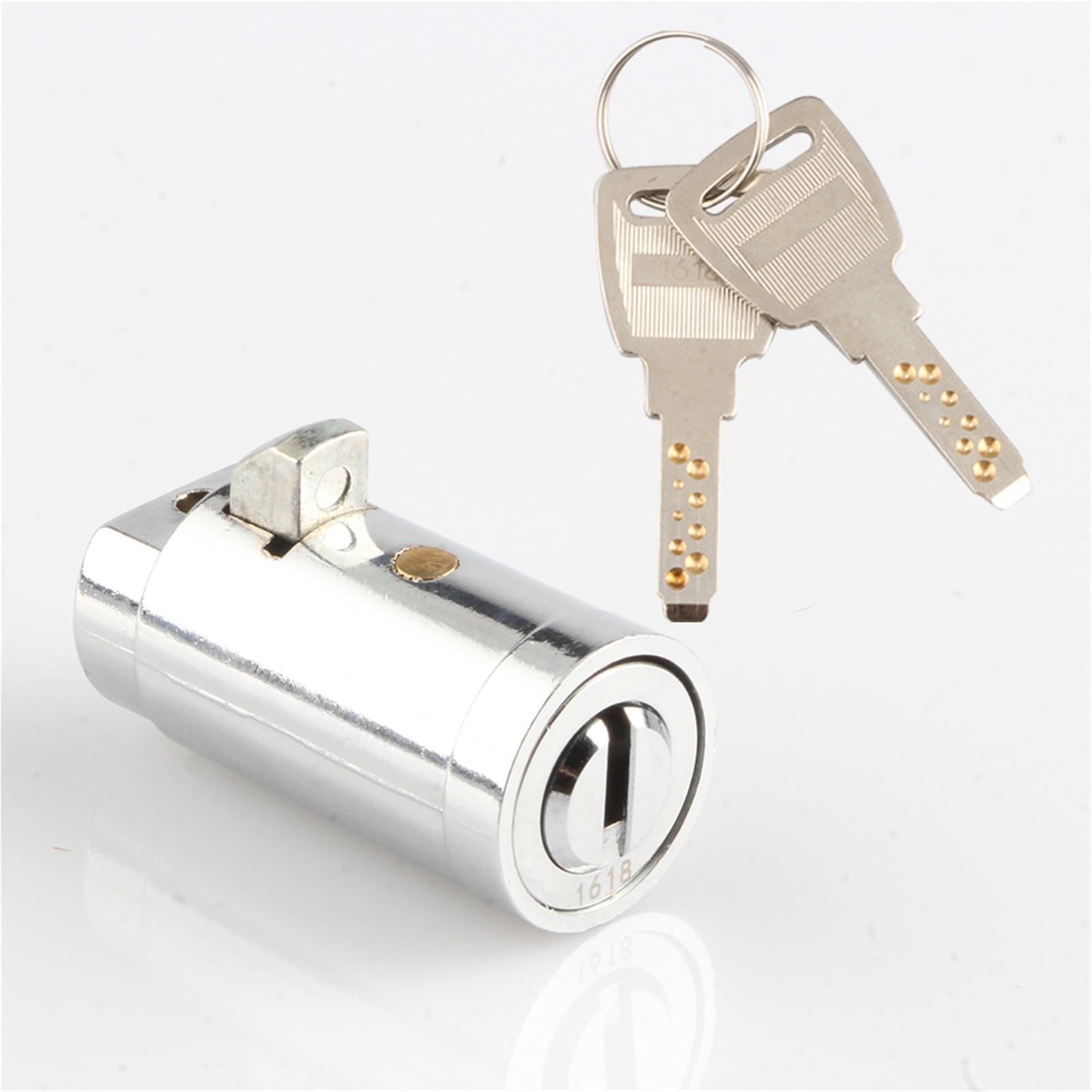 Sdhbcaxu One Color Quarter Turn Lock Jk520 Brass Dimple Key Different Keyed Cylinder