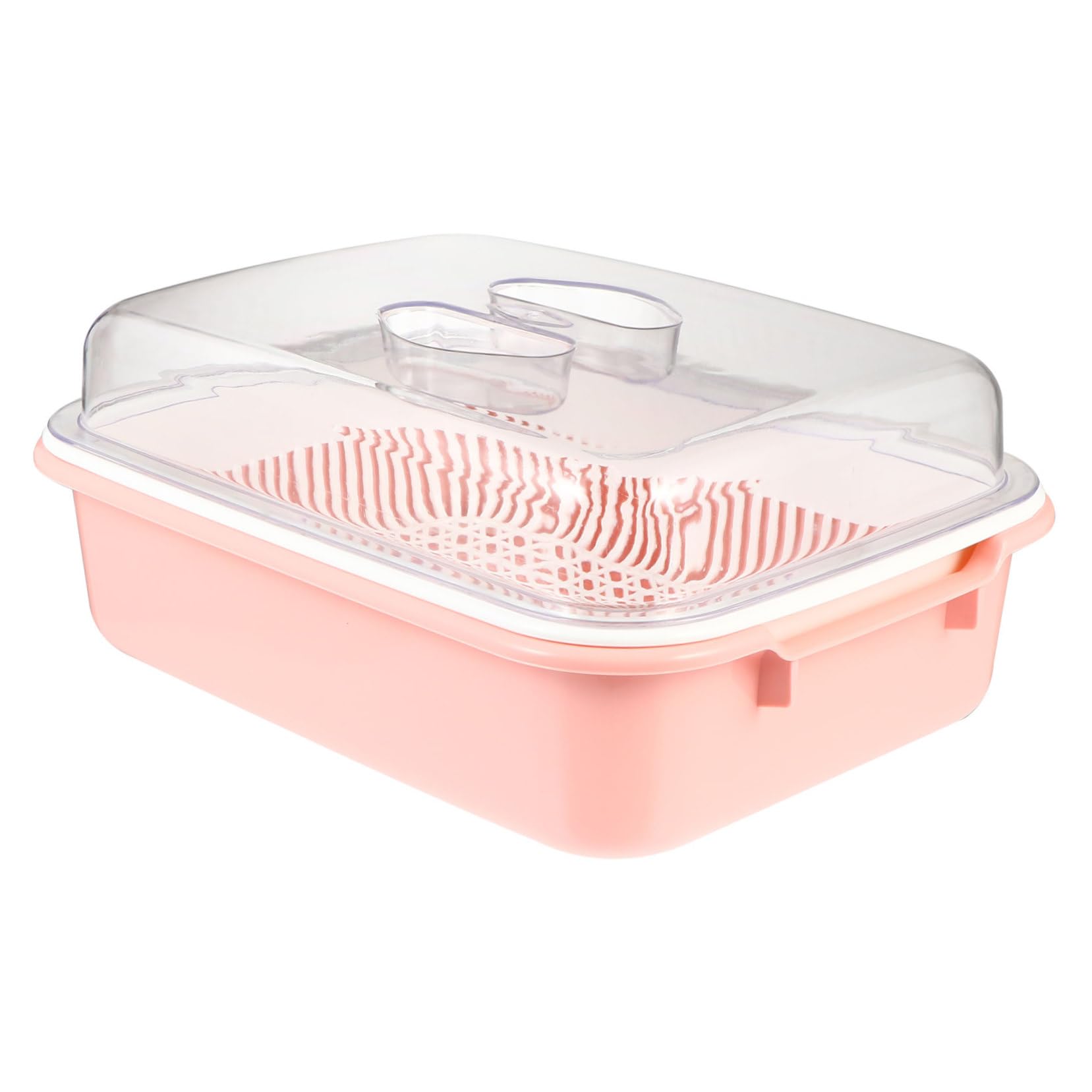 Estante para Secar Biberones y Cubiertos de Pp Resistente para Cocina en Casa Diseño Doble Capa que Mantiene la Vajilla Seca y Ordenada