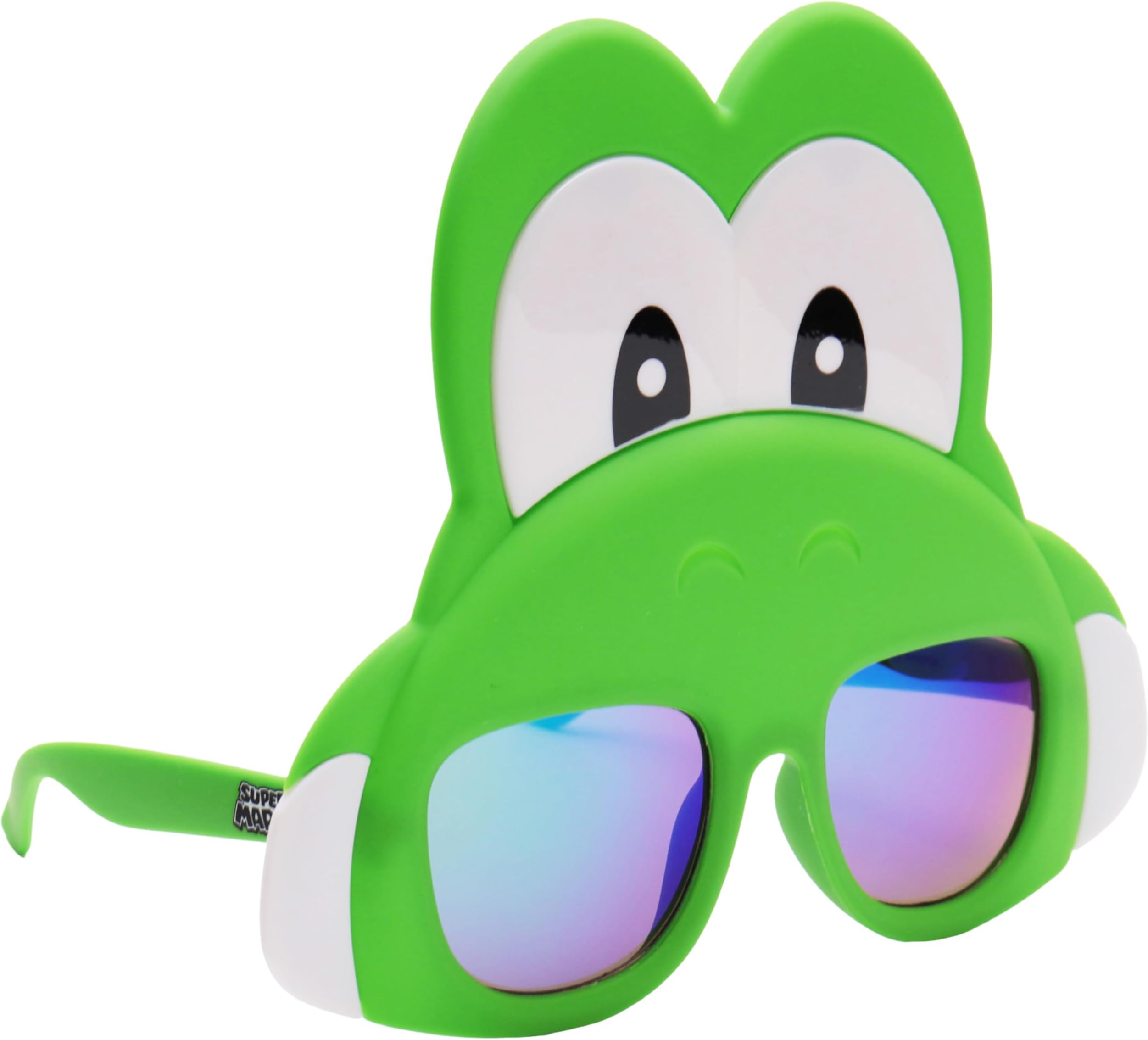 Sun-Staches Yoshi Sunglasses Costume Sunglasses Green Retro Cat's Eye Party Favors UV400