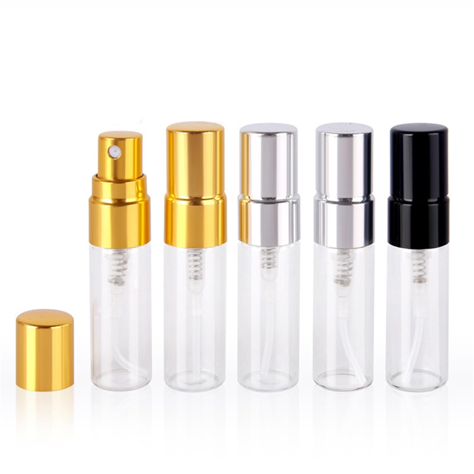 Pump Bottle Dispenser 50pcs 100pcs Sample Refillable Perfume Bottle