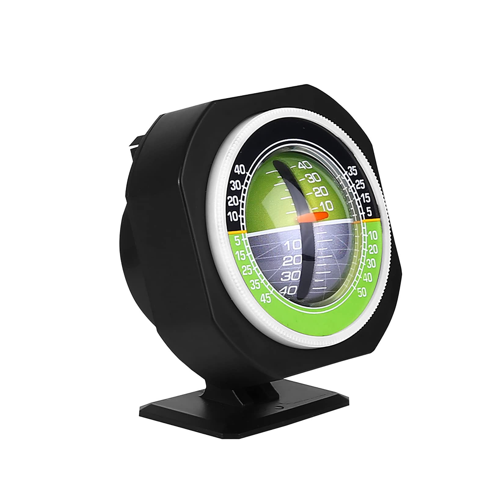 Car Compass Clinometer Indicator,Car Inclinometer Level, Outdoor Luminous LED Car Inclinometer Angle Slope Meter Balancer Measure Equipment