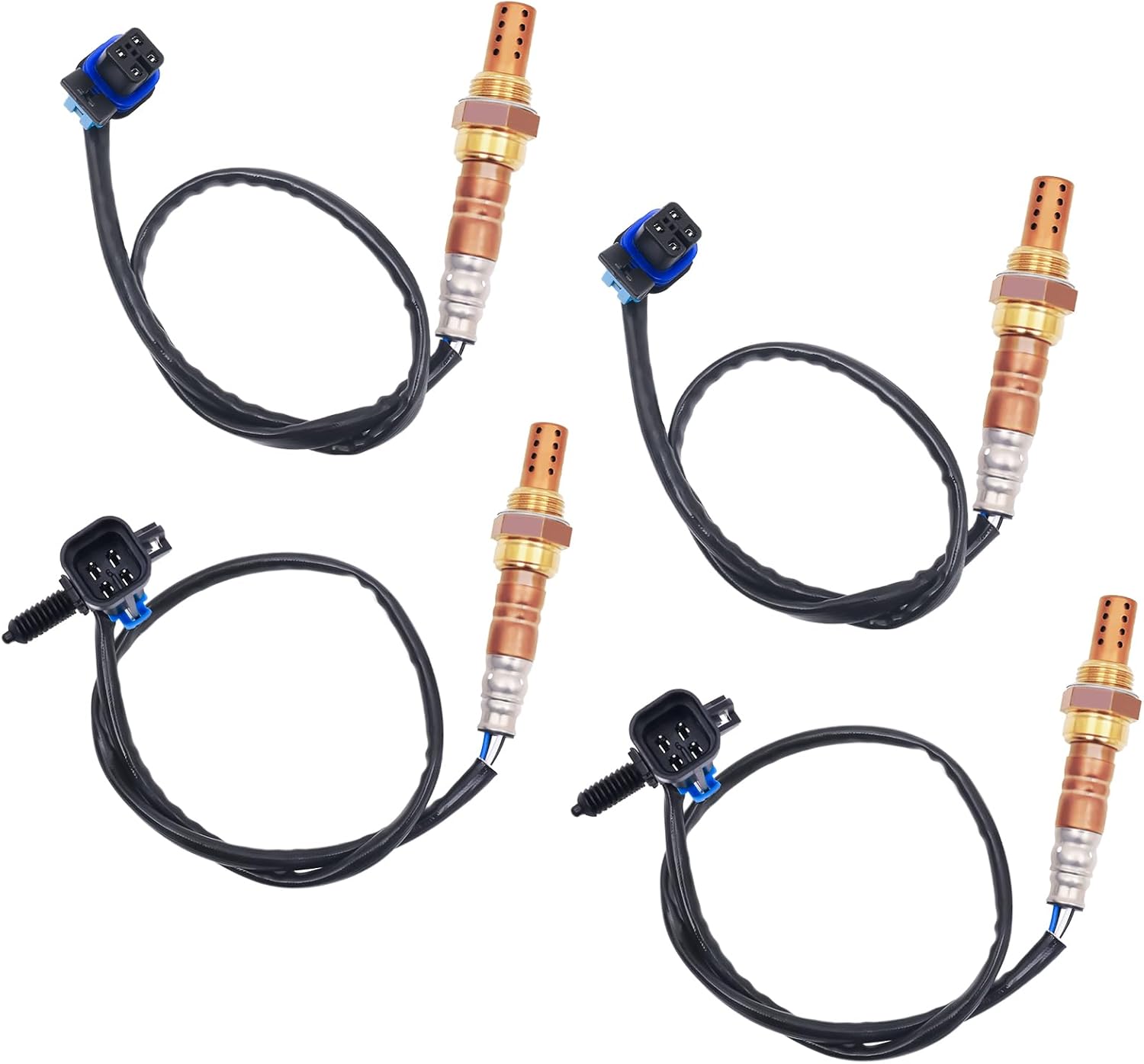 4PCS O2 Sensor 234-4018 234-4337, 02 Sensor, Automotive Replacement Oxygen Sensor Compatible with Chevy for Silverado for Suburban Compatible with GMC for Sierra for Yukon