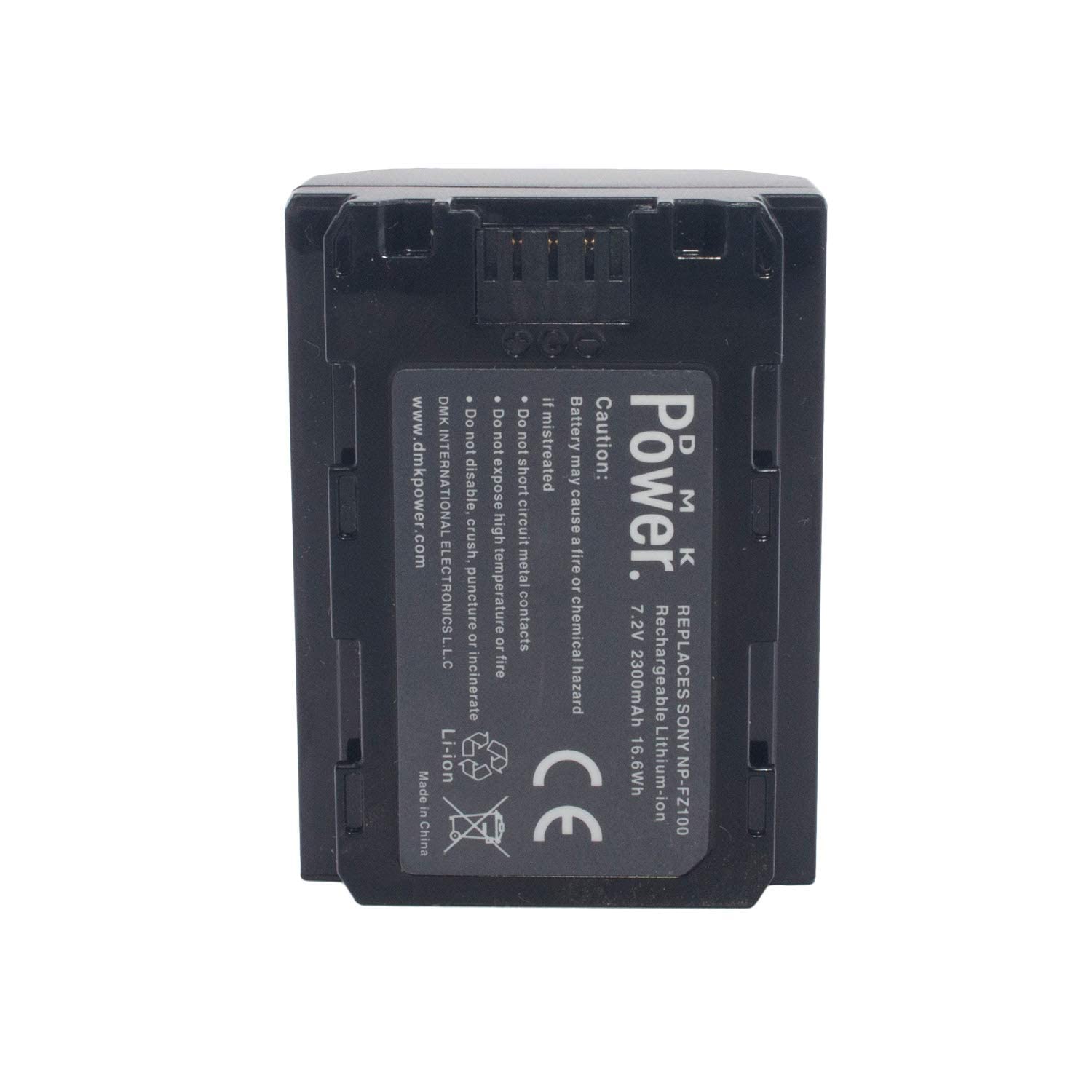 DMK Power NP-FZ100 Battery 2300mAh Compatible with Sony NP-FZ100 Z Series Rechargeable Battery Pack for Alpha A7 III A7R III A9 A9R A9S Digital Cameras