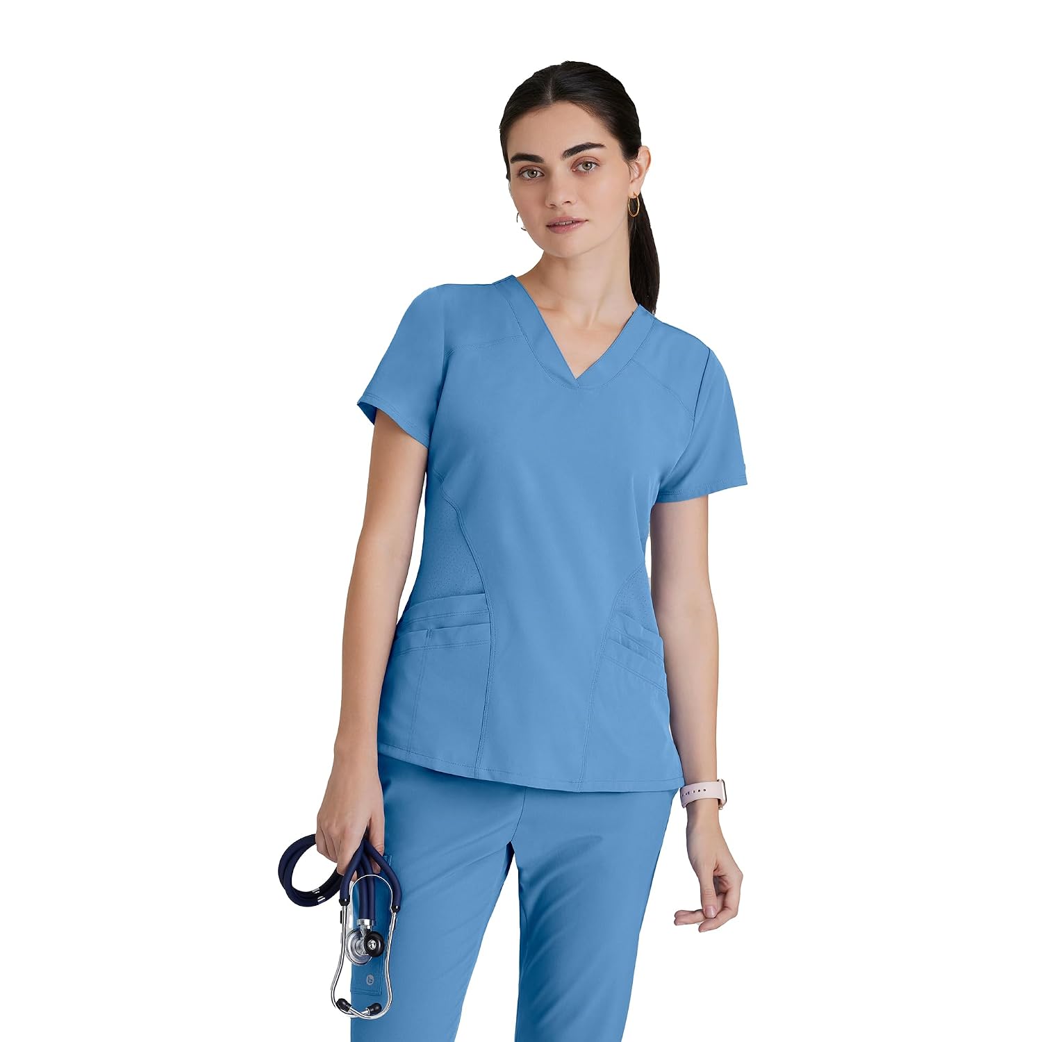 BARCO ONE Women's Pulse Scrub Top, Sporty V-Neck Medical Top w/ 4-Way Stretch & 5 Pockets - Review, Price and Buying Guide