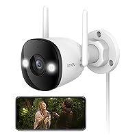 Imou 5MP Telecamera Wi-Fi Esterno, Videocamera Sorveglianza con Rilevamento IA Umano/Auto