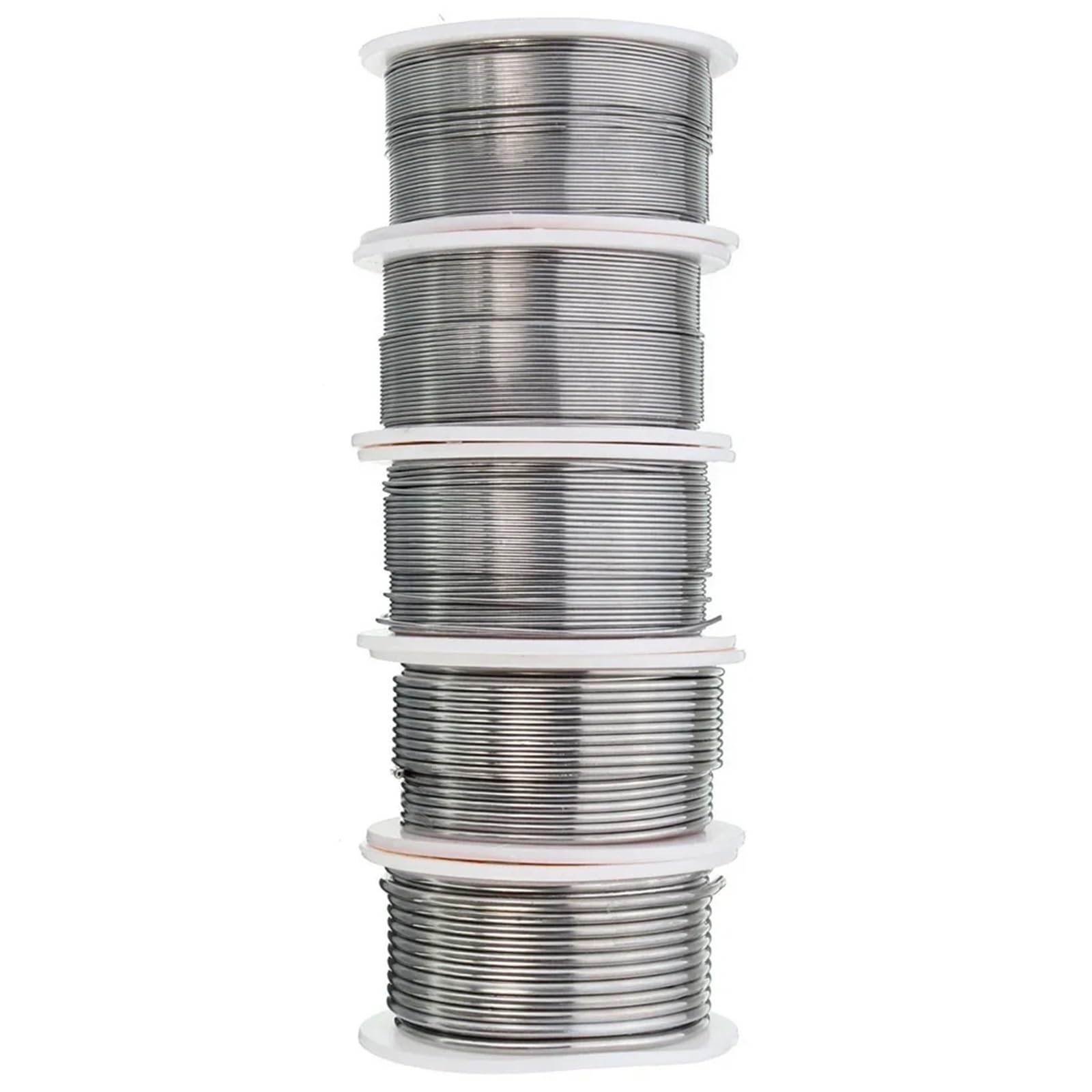 Filo di saldatura in lega di stagno 63/37 Colofonia Nucleo Flusso 2% Linea di saldatura su bobina Saldatura elettrica 50g 100g(100g 0.8mm)