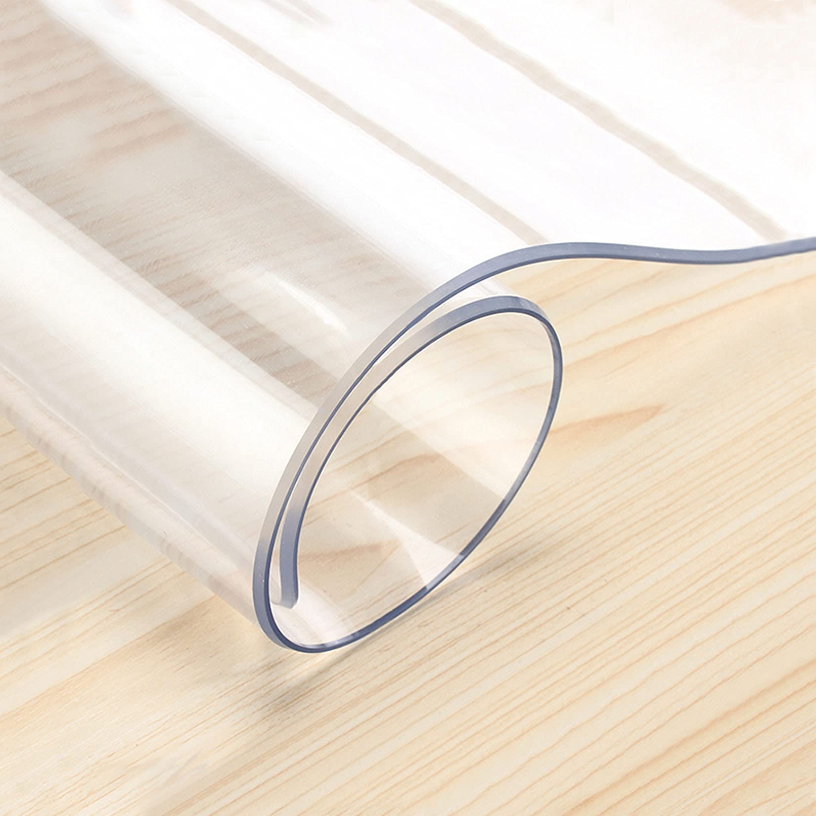 LLDSB026 Clear Chair Mat for Hard Floors PVC Chair Floor Mat Home Office Protector, non-slip, wear-resistant Suitable for home and office or wooden floor protection. (1.5mm,50x80cm/19.69x31.5in)