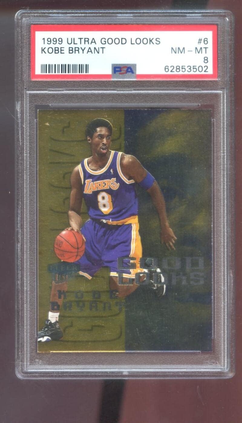 1999-00 Fleer Ultra Good Looks #6 Kobe Bryant PSA 8 Graded Basketball Card NBA 99-00 Los Angeles Lakers 1999-2000