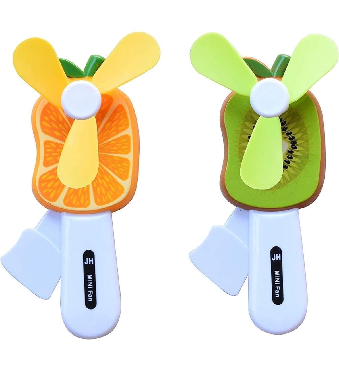 Hand Press Manual Mini Fan | Portable Fruit Shaped Pocket Fan | No Battery Required Handheld Cooling Toy for Kids Travel Office | Hand press fan manual, Assorted Colors-image-39