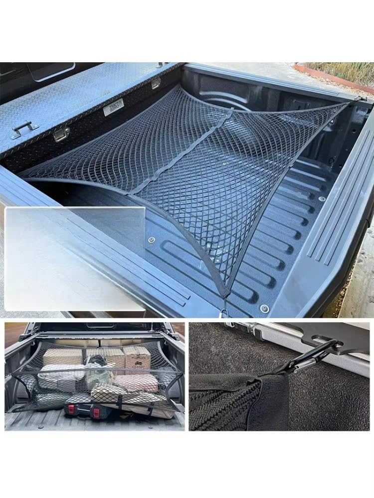 Tasca in Rete Universale per Bagagliaio Auto per Pick-up E Camion Organizer in Tessuto Rete Portaoggetti Tasca Organizer