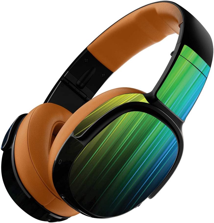 MightySkins Skin Compatible with Skullcandy Crusher 360 Wireless Headphones - Splash of Color | Protective, Durable, and Unique Vinyl wrap Cover | Easy to Apply, Remove | Made in The USA