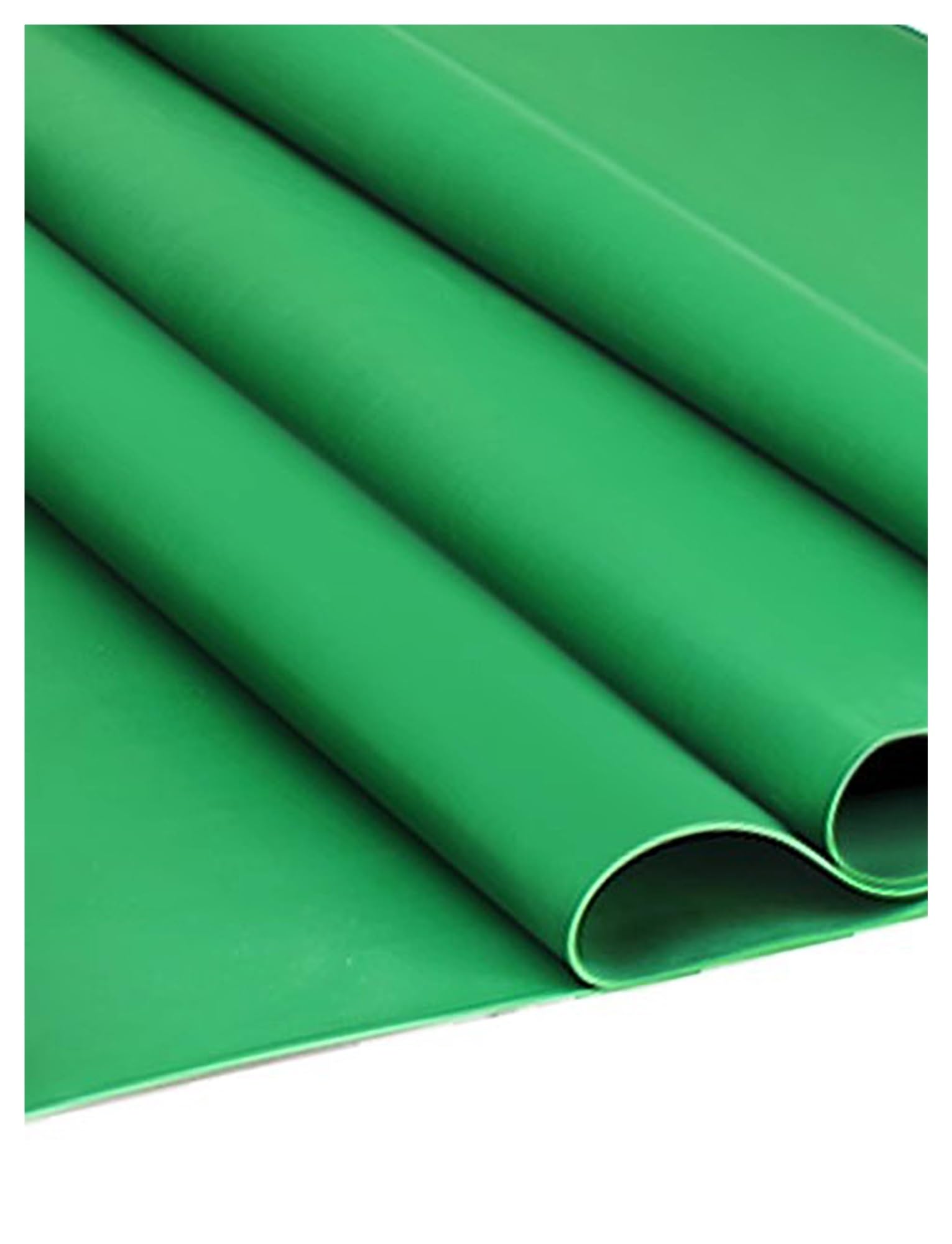 Tappetino Isolante in Gomma siliconica Impermeabile e Resistente per Pavimenti Fai da Te, Tappetino Ammortizzante ad Alta Temperatura (Verde, 100x100x1 cm) - Resistente, Antiscivolo, ammorti