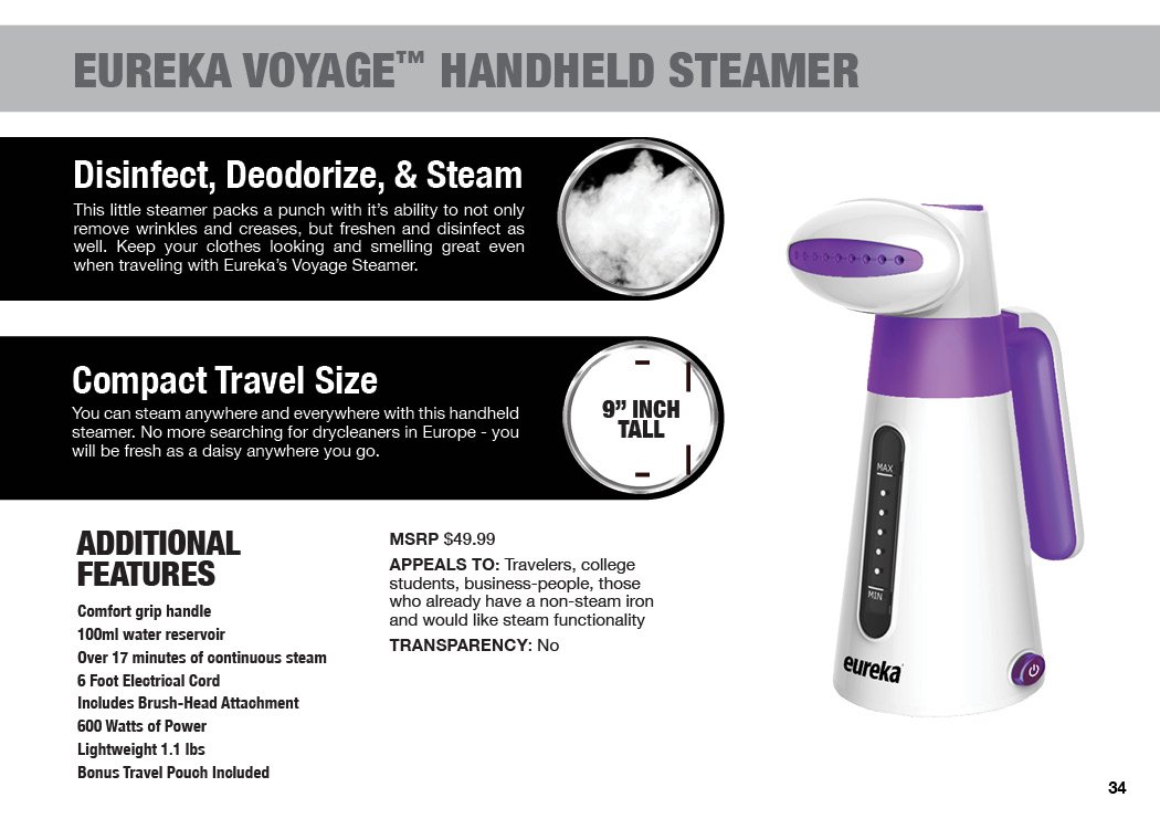 eureka handheld steamer