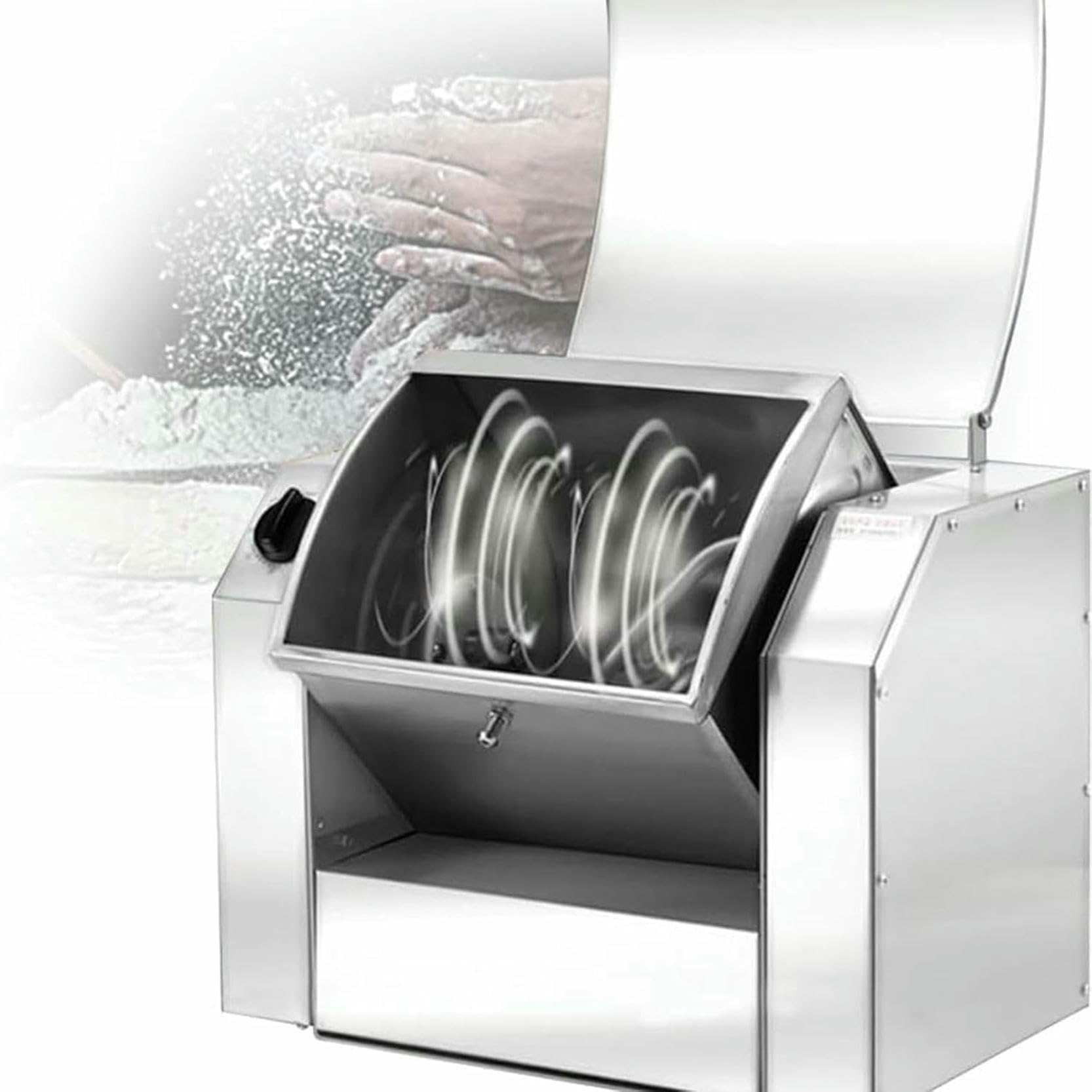 Macchina per Impasto Commerciale, Miscelatore Stand, Frullatore Alimentare, Frullatore Elettrico, Frullatore di Farina, Stampante di Pasta, Tempo di Risparmio Ed Energia, 5 kg