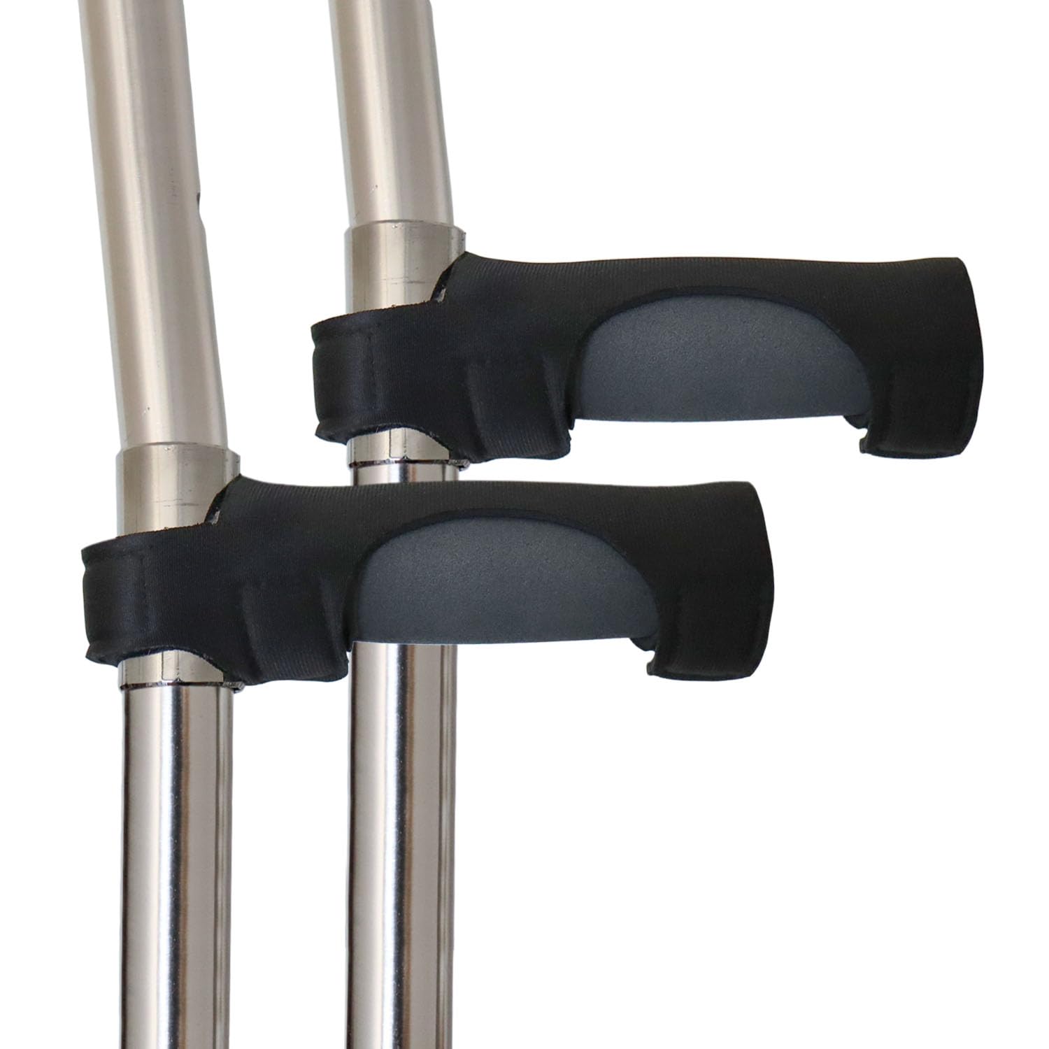 pinklilycare 1Pair Forearm Crutch Pads with Velcro Straps Crutch Cushions for Hands Crutch Hand Grip Accessories