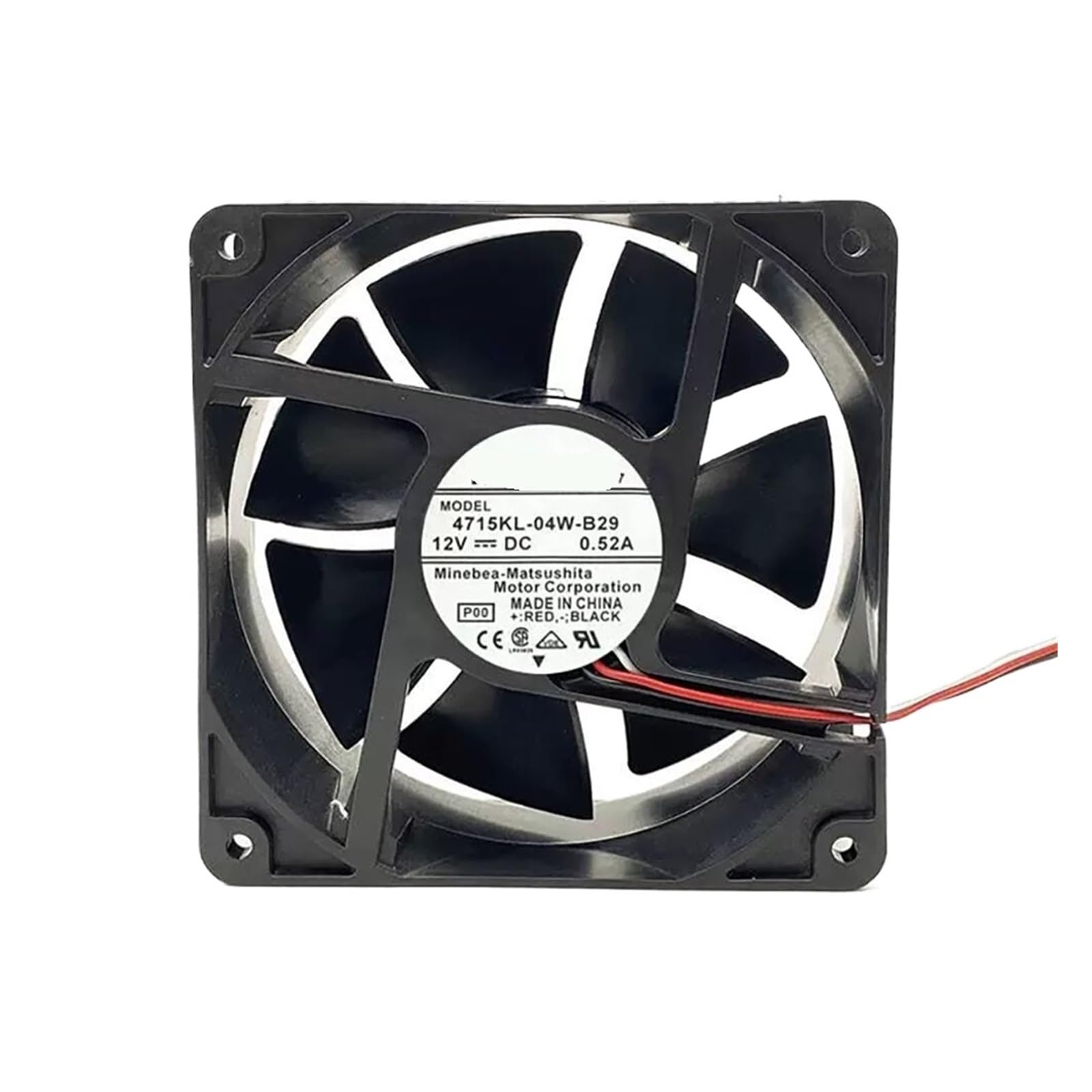 OKEWGHFL Cooling fan 4715KL-04W-B29 12VDC 0.52A 3 wire 120 * 120 * 38mm