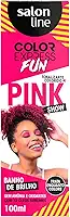 Salon Line, Tonalizante, Color Express Fun, Pink Show, Trata e Colore - Todos os Tipos de Cabelo, 100 ml