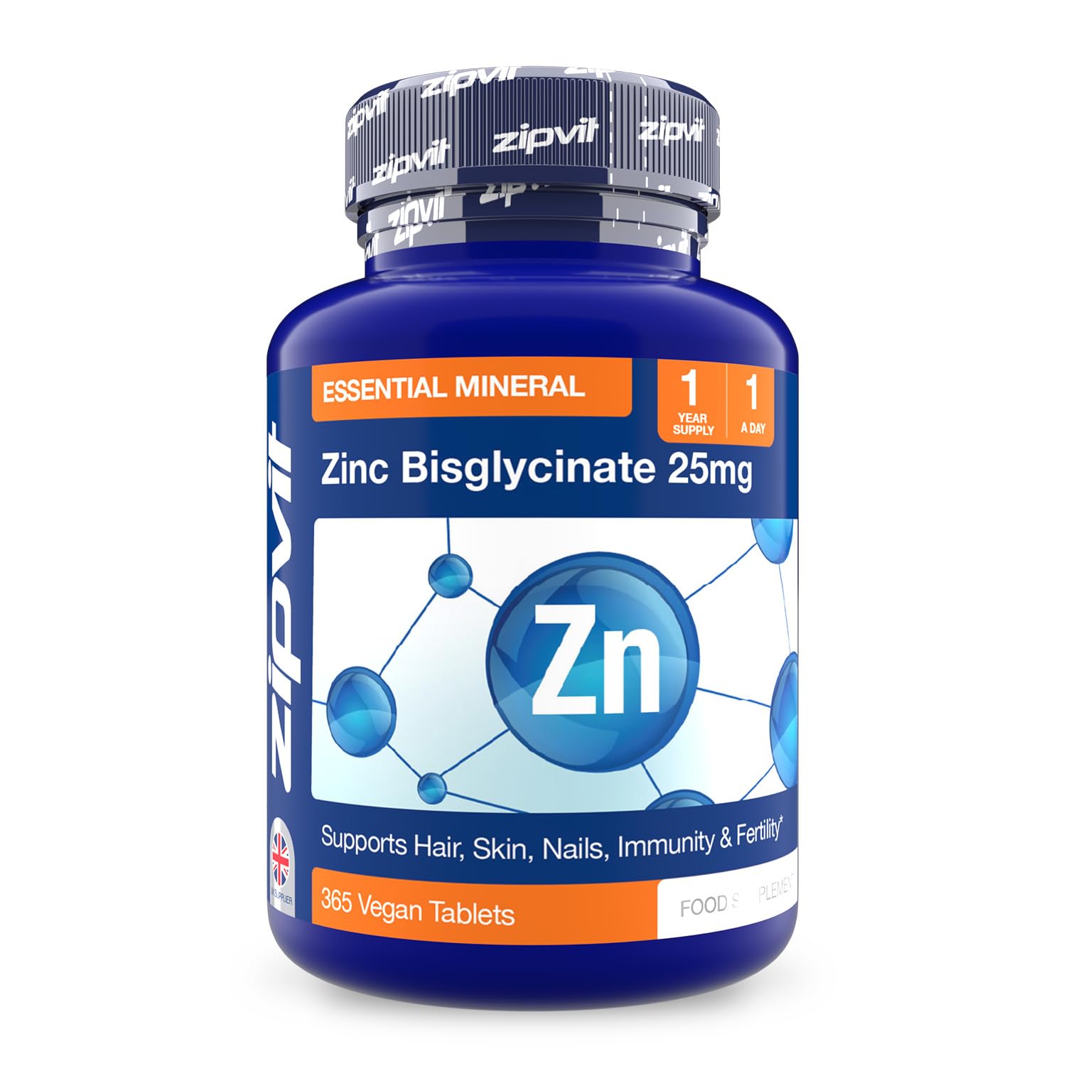 Zipvit Zinc Tablets 25mg