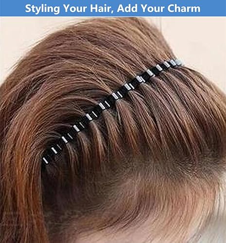 Miniatura 6 de bodbop XINGZHE Bandas para el cabello, diadema de metal para hombres y mujeres, diademas de moda para lavar la cara, maquillaje deportivo, banda