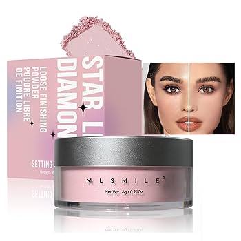 Amazon.com : AKARY Pink Translucent Setting Powder, Shimmer