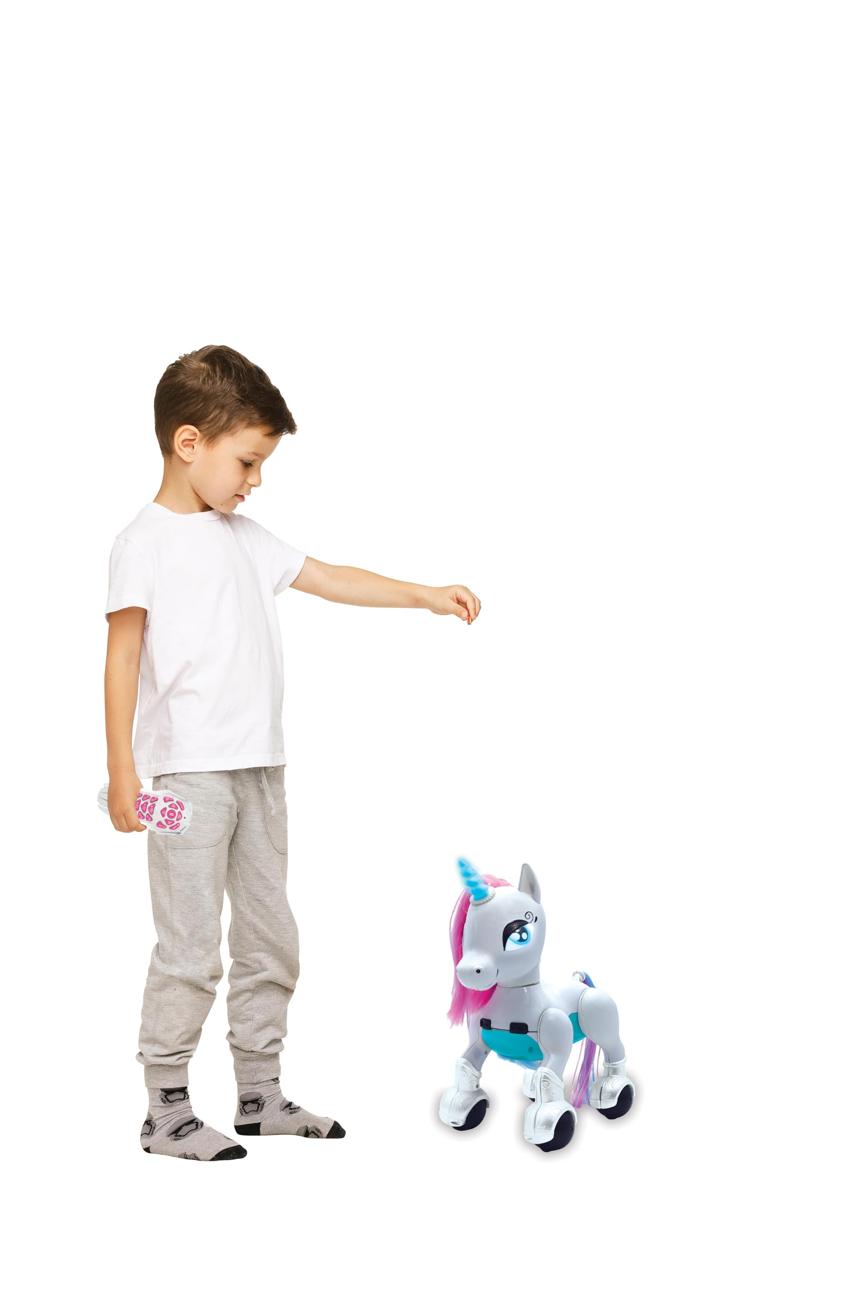 Lexibook, Power Unicorn Smart Unicorn, UNI01LXB | Programmierbar, Fern- & Gestensteuerung, Tanz, Musik, Lichteffekte, Wiederaufladbar