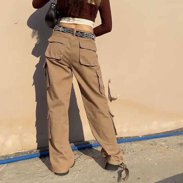 パンツ Y2K MAD PUNKS gimmick lace cargo pants Amazon.com