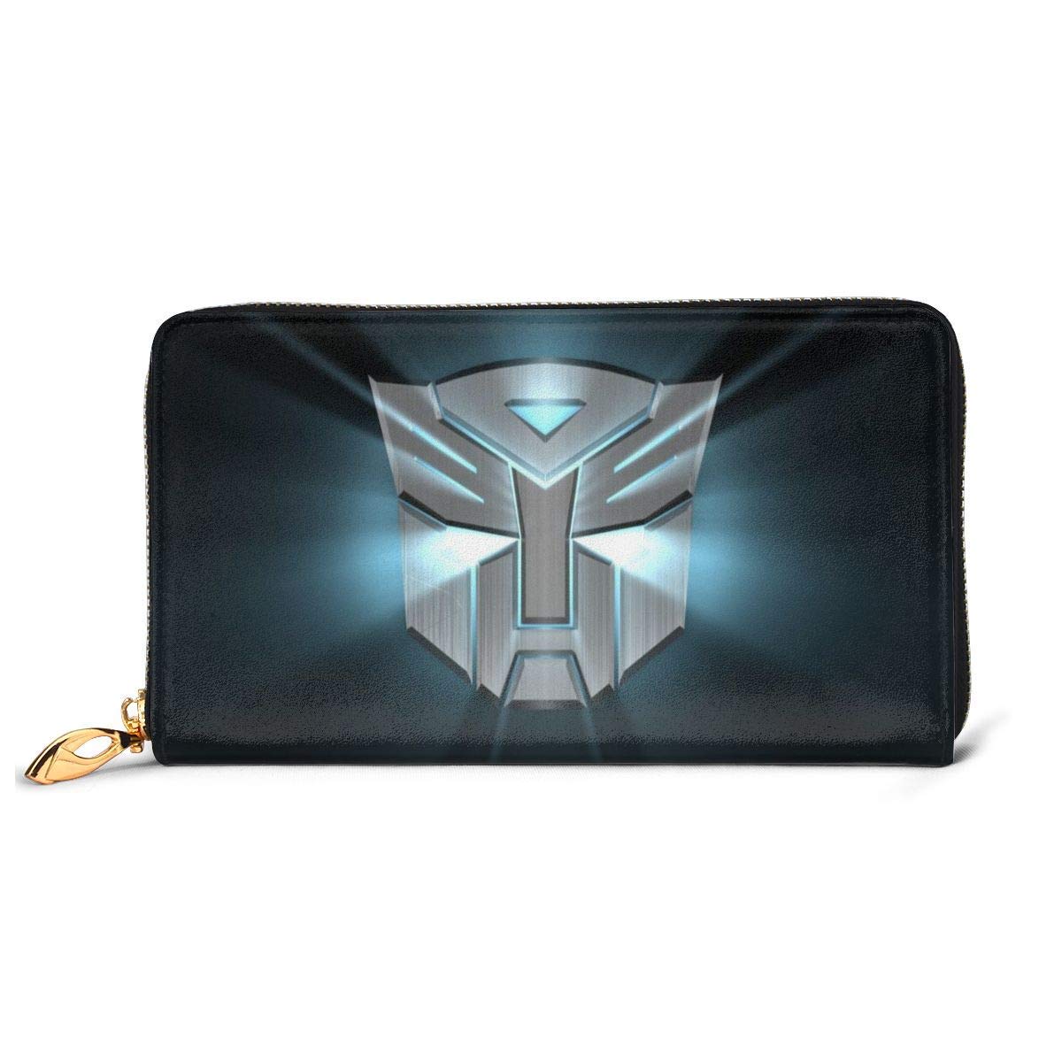 Movies Tra-NSF-orm-ers Wallet Blocking Genuine Leather Wallet Zip Around Card Holder Organizer Clutch Wallet Large Capacity Purse Phone Bag for Ladies Girls Gift