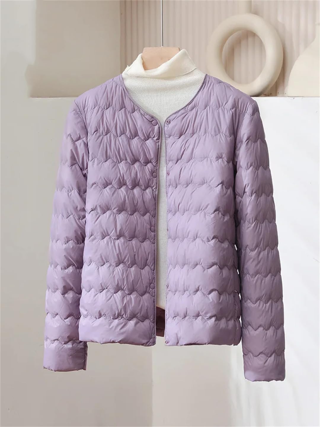 Piumini da donna leggeri con fodera corta invernale caldo coreano Slim Fit femminile Puffer Outwear