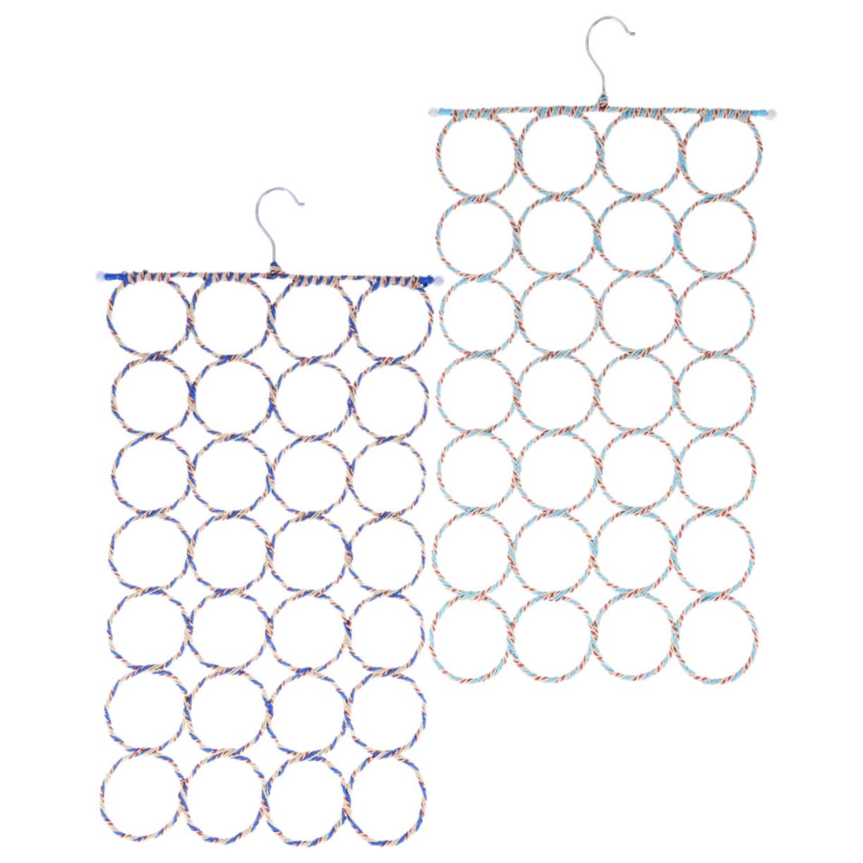 Mikikit 2Pcs Parrot Swing Rope Climbing Net for Birds Bird Cage Accessory for Fun Playful Environments for Parakeets and Cockatiels