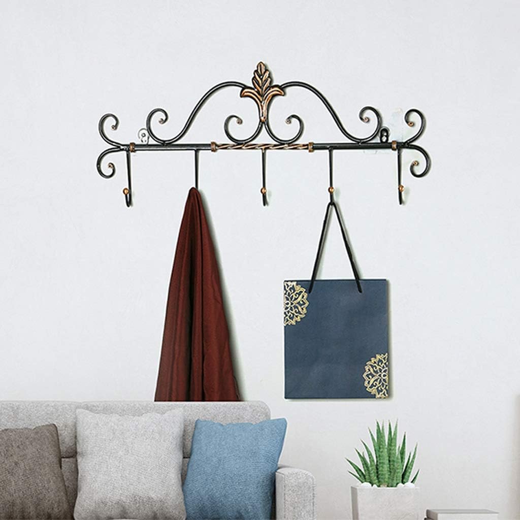 Wall-Mounted Coat Rack Retro Wall-Mounted Coat Rack Coat Hook Coat Hook Behind The Door European Creative Key Hook Coat Rack Hooks