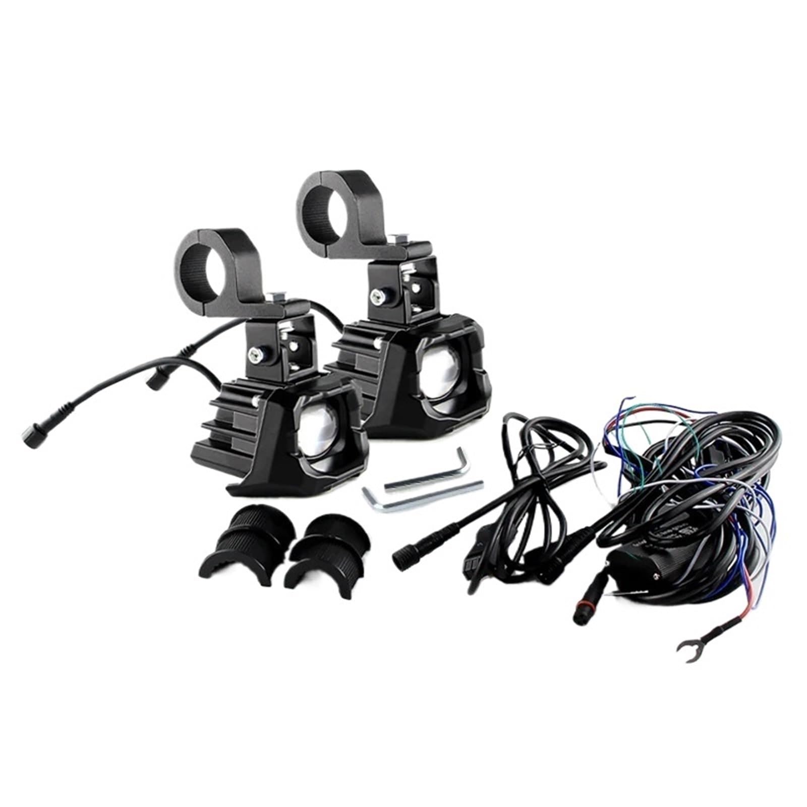 Feux Additionels LED Convient pour Bmw R1200GS F850GS F750GS F850GS lumières LED Spot conduite antibrouillard moto 80W 6000K antibrouillard