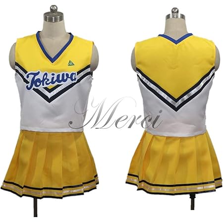 Amazon コスプレ衣装 Lk253 制服オークション くりーむ 茨城県 常総学院高校チアユニフォームセット 女性ll コスプレ 仮装 通販